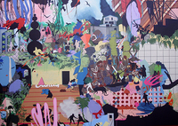 Reuniones Imposibles: 200 x 150 cm, Acrílico sobre Tela, 2014